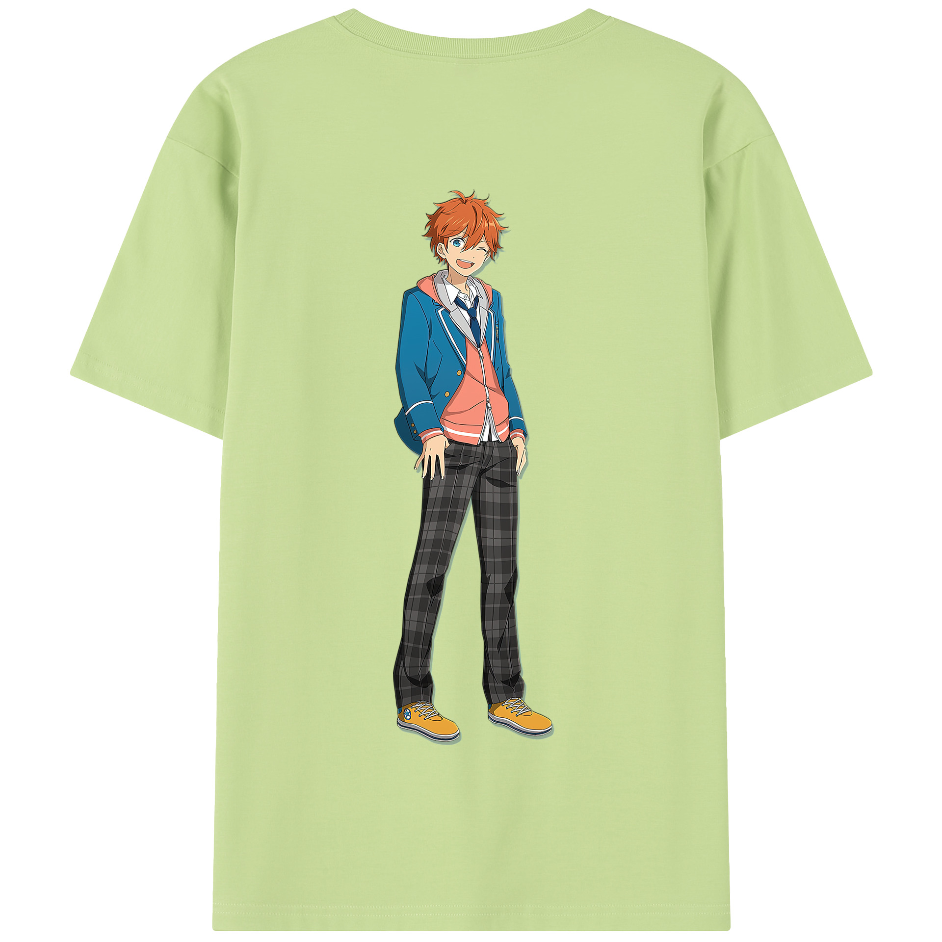 （画像用） あんさんぶるスターズ! Ensemble Stars 綿100％半袖Tシャツ（背面プリント）